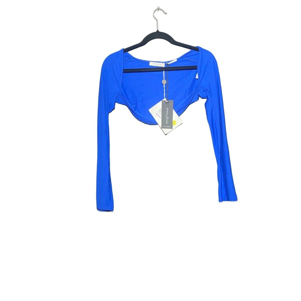 Guess by Marciano Women's Blue Knit Shrug/Cardigan Size S Lightweight & Stylish